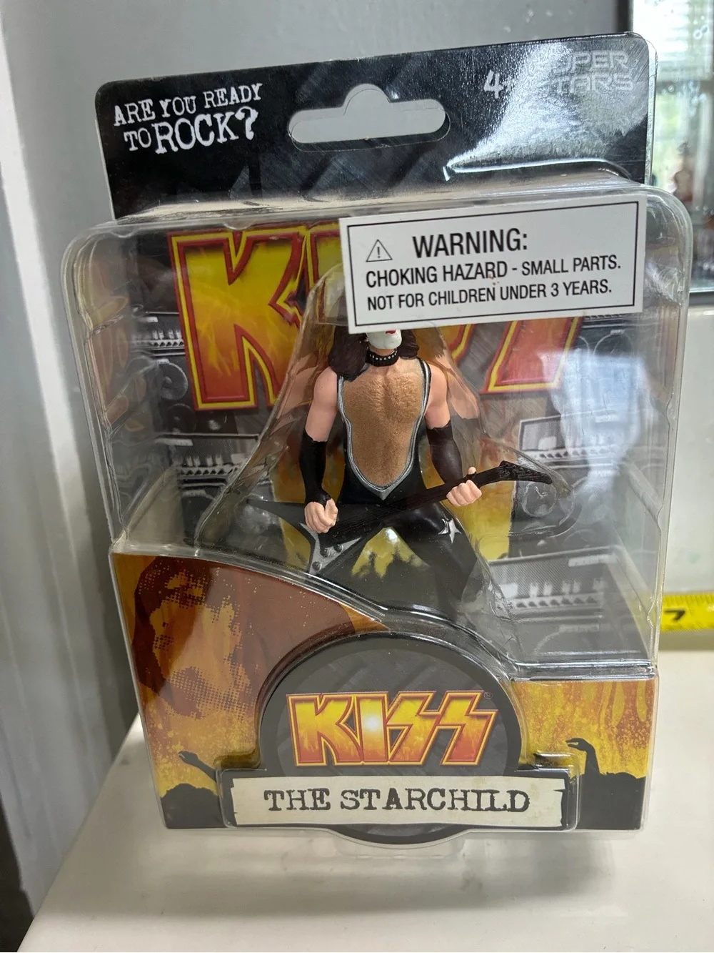Kiss The Starchild Action Figure - Black, Brown